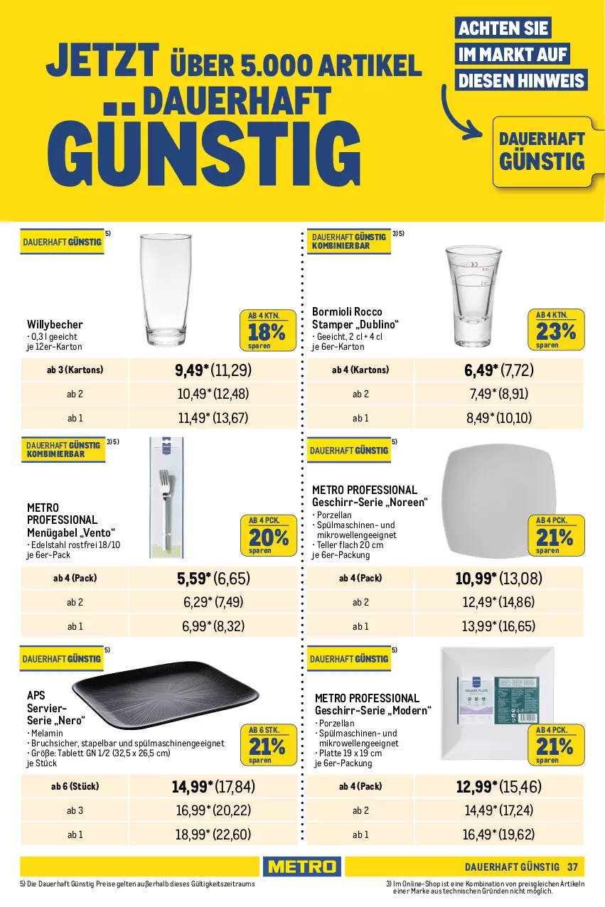 Aktueller Prospekt Metro - Gastro Journal - von 07.03 bis 20.03.2024 - strona 37 - produkty: auer, backofen, Becher, Behälter, edelstahl, eis, elle, frischhaltedosen, gabel, geschirr, herdarten, küche, Küchen, Küchenhelfer, latte, lebensmittel, Löffel, Metro, mikrowelle, Mode, nero, Ofen, pfanne, pfannen, Pfannenwender, pizza, Rauch, reis, Schneebesen, Schöpflöffel, spülmaschinen, tablet, tablett, teller, Ti