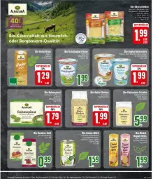 Gazetka promocyjna Edeka - Prospekte - Gazetka - ważna od 12.10 do 12.10.2024 - strona 21 - produkty: auer, Bau, Bauer, Bergkäse, bio, Bio-Käse, drink, eis, Heu, heumilch, joghur, joghurt, Käse, käsescheiben, kokos, kräuter, milch, natur, rote bete, sahne, Schal, Schale, spinat, Ti