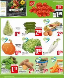 Gazetka promocyjna Edeka - Prospekte - Gazetka - ważna od 12.10 do 12.10.2024 - strona 4 - produkty: beutel, bier, bio, bio-karotten, blattspinat, cola, deka, eier, eis, karotten, kartoffel, kartoffeln, Kraut, mango, petersilie, Rettich, rucola, salat, Schal, Schale, spinat, Süßkartoffeln, Ti, topf