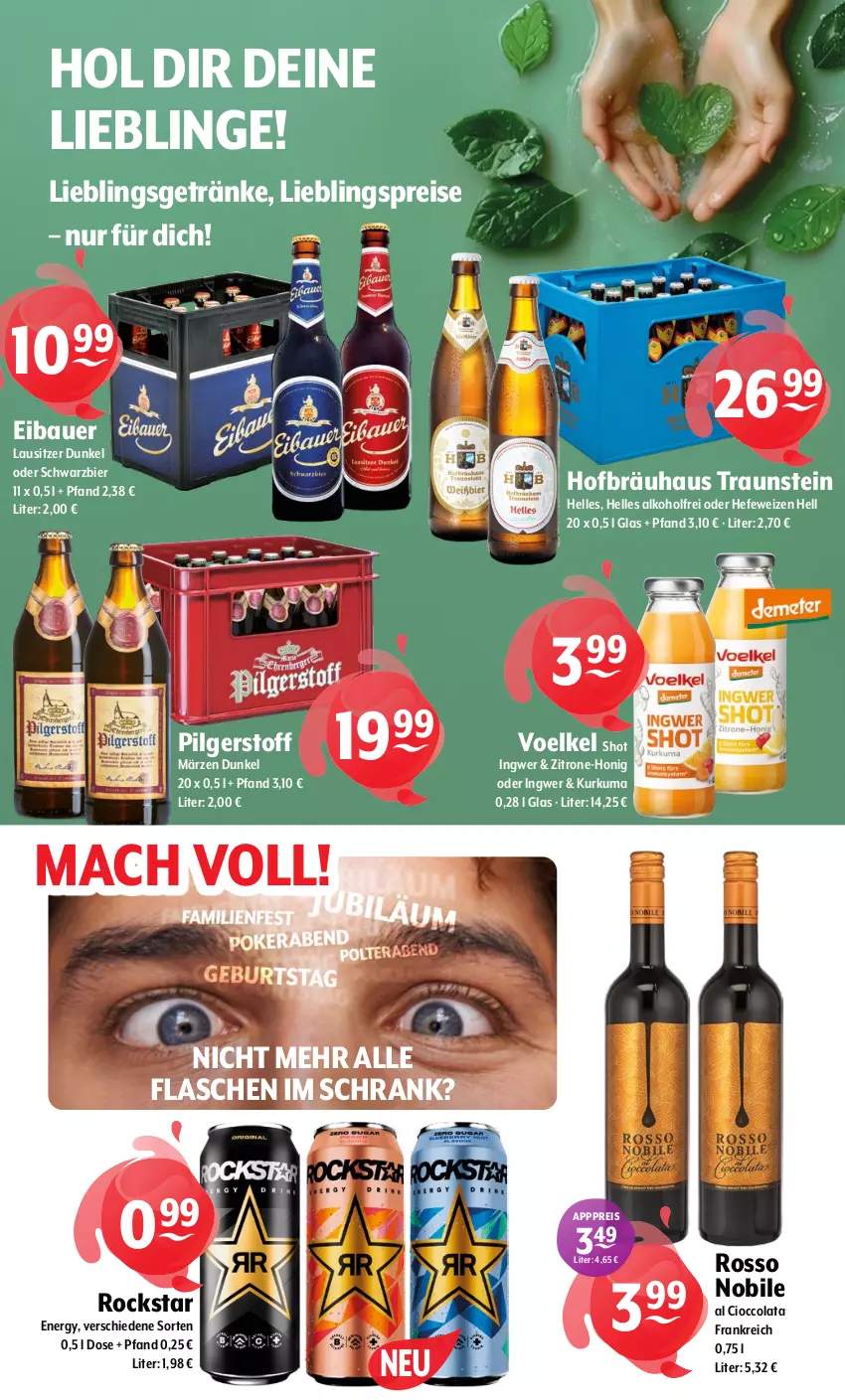 Aktueller Prospekt Getraenke Hoffmann - Prospekte - von 22.09 bis 27.09.2025 - strona 11 - produkty: alkohol, auer, Bau, Bauer, bier, cola, eis, elle, flasche, getränk, getränke, Hefe, hefeweizen, honig, ingwer, LG, mac, reis, Rockstar, Schrank, zitrone