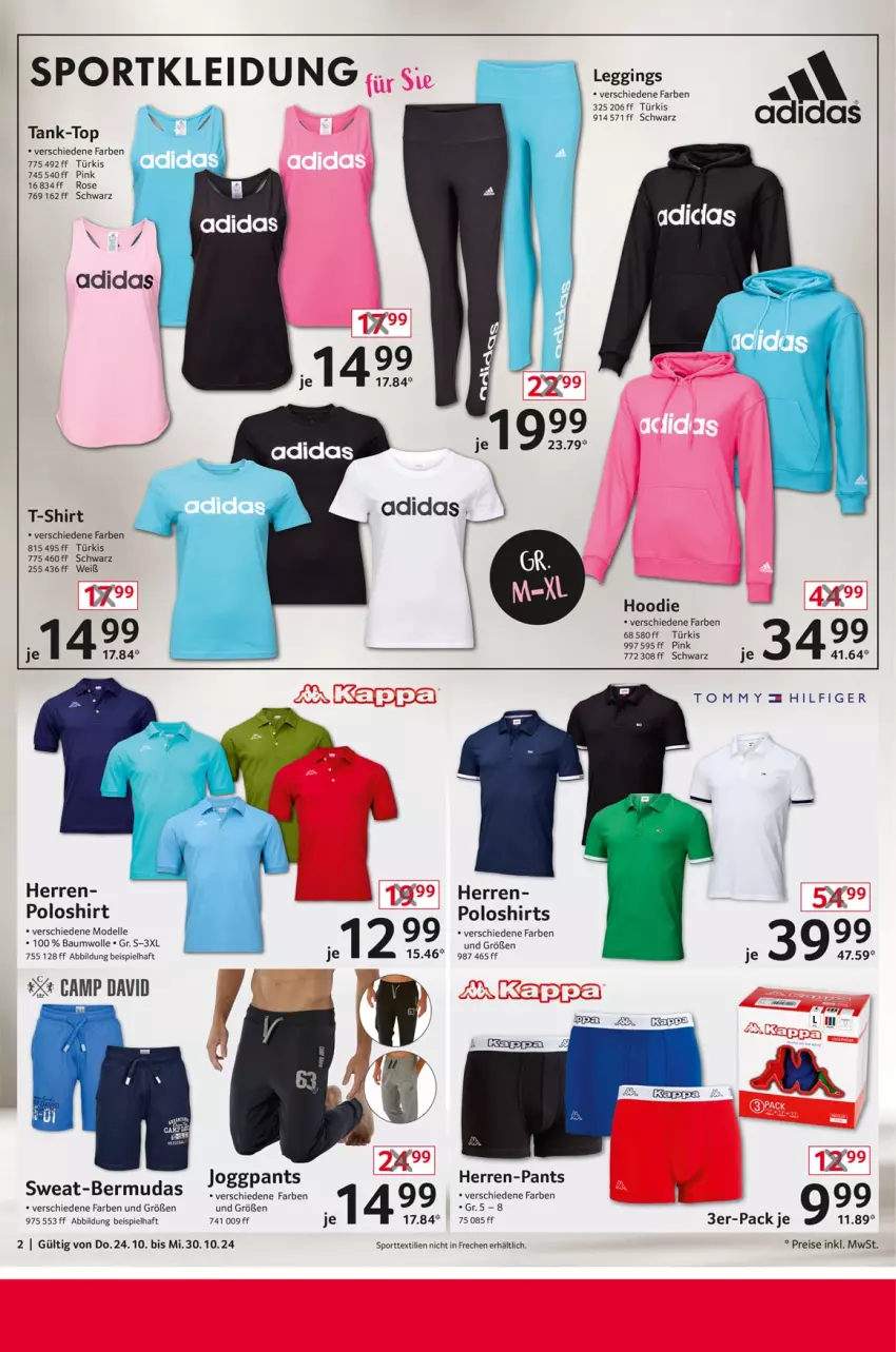 Aktueller Prospekt Selgros - Non Food - von 24.10 bis 30.10.2024 - strona 2 - produkty: Adidas, Bau, baumwolle, dell, eis, elle, gin, herren-pants, kleid, Kleidung, leggings, Mode, Pants, poloshirt, reis, shirt, shirts, Sport, T-Shirt, Ti, wolle