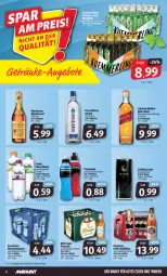 Gazetka promocyjna Markant - Prospekte - Gazetka - ważna od 08.10 do 08.10.2022 - strona 8 - produkty: Alwa, bier, bitburger, blended scotch, blended scotch whisky, burger, drink, eis, flasche, gutes essen, Hefe, hella, johnnie walker, lack, mariacron, mineralwasser, Paula, paulaner, pils, pilsener, reis, Ria, scotch, scotch whisky, vodka, wasser, wein, weinbrand, whisky, ZTE