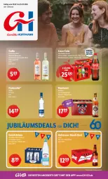 Gazetka promocyjna Getraenke Hoffmann - Prospekte - Gazetka - ważna od 25.07 do 25.07.2026 - strona 1 - produkty: Alwa, angebot, angebote, bier, cabernet, cabernet sauvignon, chardonnay, coca-cola, cola, eis, gallo, gallo family, gerolsteine, gerolsteiner, Heu, Jubiläums, mineralwasser, natürliches mineralwasser, Paula, paulaner, reis, sauvignon, steiner, Ti, vodka, wasser
