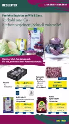 Gazetka promocyjna Metro - Wochen-Angebote - Gazetka - ważna od 18.10 do 18.10.2025 - strona 10 - produkty: angebot, apfel, beutel, bohne, bohnen, eier, eierspätzle, eis, frucht, gewürz, gin, Gläser, kartoffel, kartoffeln, Knödel, küche, Küchen, Kühne, nuss, pfanne, pfannen, prinzessbohnen, reifen, reis, rosen, Rosenkohl, rotkohl, schnitten, Ti, tiefpreis, Wild, ZTE