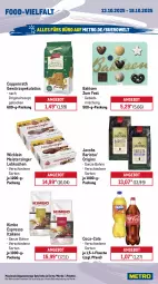 Gazetka promocyjna Metro - Wochen-Angebote - Gazetka - ważna od 18.10 do 18.10.2025 - strona 14 - produkty: Alwa, angebot, aperol, bahlsen, bier, bohne, coca-cola, cola, coppenrath, coupon, eis, espresso, flasche, geback, gebäckmischung, getränk, getränke, gewürz, gin, jacobs, köstritzer, kuchen, Lebkuchen, Meister, Metro, mineralwasser, Palette, reis, rezept, Staatl. Fachingen, steiner, Ti, tiefpreis, warsteiner, wasser, WICK