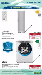 Gazetka promocyjna Metro - Wochen-Angebote - Gazetka - ważna od 18.10 do 18.10.2025 - strona 19 - produkty: angebot, auer, auto, backofen, Bau, besteck, decke, eis, elle, garraum, gefrierschrank, geschirr, geschirrspüler, kleid, Kleidung, kochfeld, kühlschrank, maille, Metro, obst, Obst und Gemüse, Ofen, reis, rum, Schere, Schrank, Spektrum, teller, Ti, und gemüse
