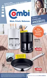 Gazetka promocyjna Combi - Prospekte - Gazetka - ważna od 03.09 do 03.09.2022 - strona 1 - produkty: ammerländer, Anew, auto, Bad, edelstahl, eis, elle, Holz, Intel, kaffee, kaffeemaschine, merl, pfanne, reis, rel, ring, salz, Schal, String, tasse, teller, Ti, tisch