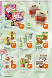 Gazetka promocyjna Tegut - Angebote der Woche - Gazetka - ważna od 12.03 do 12.03.2022 - strona 10 - produkty: beutel, bio, brokkoli, burger, dell, eis, elle, fleisch, fleischkäse, frikadellen, Käse, kräuter, lachgummi, natur, nimm2, nuggets, nuss, reifen, Ria, rügenwalder, rügenwalder mühle, schnitzel, soja, spinat, The Vegetarian Butcher, Ti, Tofu, Vegeta, veggie, würstchen, Yo