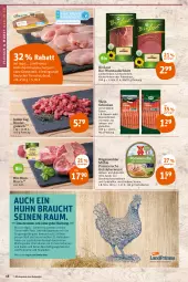 Gazetka promocyjna Tegut - Angebote der Woche - Gazetka - ważna od 12.03 do 12.03.2022 - strona 18 - produkty: angebot, angebote, auer, aufschnitt, Bad, ball, Bau, Bauer, Becher, bio, dekoration, eis, ente, erde, fleisch, Garten, gulasch, gutsleberwurst, Heu, hühner, kochschinken, lachs, lachsschinken, landprimus, landschinken, leberwurst, mac, minutenschnitzel, natur, Pommersche, pute, putenbrust, Rauch, Ria, rind, rinder, rindergulasch, rügenwalder, rügenwalder mühle, schinken, schnitzel, Ti, Tiere, wein, wurst