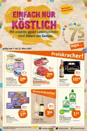 Gazetka promocyjna Tegut - Angebote der Woche - Gazetka - ważna od 12.03 do 12.03.2022 - strona 3 - produkty: alkohol, angebot, angebote, beere, Berger, dekoration, eis, ente, flasche, fleisch, freixenet, Frosch, frucht, fruchtjoghurt, getränk, getränke, hackfleisch, heidelbeere, joghur, joghurt, landliebe, landprimus, lebensmittel, Lotion, milka, milka schokolade, nuss, oreo, pils, pilsner, radeberger, radeberger pilsner, rind, rinder, rinderhackfleisch, schoko, schokolade, sekt, spülmittel, Ti, vanille