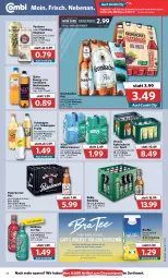 Gazetka promocyjna Combi - Prospekte - Gazetka - ważna od 21.05 do 21.05.2022 - strona 18 - produkty: Alwa, angebot, angebote, apfel, Apfelschorle, BraTee, Cap, carlsberg, discount, eis, erde, flasche, ice tea, krombache, krombacher, krombacher pils, mineralwasser, Paula, paulaner, pils, Quixx, reis, schorle, schweppes, Sport, tee, Ti, vilsa, vita, Vivaris, wasser