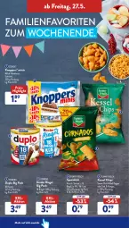 Gazetka promocyjna AldiSud - ALDI Aktuell - Gazetka - ważna od 28.05 do 28.05.2022 - strona 36 - produkty: aldi, chili, chips, duplo, eis, ferrero, funny-frisch, haselnuss, Kinder, kinder riegel, knoppers, milch, nuss, reis, riegel, ring, Spezi, storck, Ti