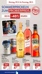 Gazetka promocyjna AldiSud - ALDI Aktuell - Gazetka - ważna od 28.05 do 28.05.2022 - strona 4 - produkty: aldi, alkohol, aperitif, bier, cola, eis, flasche, getränk, getränke, gin, Mixgetränk, reis, rum, Sprizz, tempranillo, Ti, tonic, wein