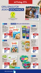 Gazetka promocyjna AldiSud - ALDI Aktuell - Gazetka - ważna od 28.05 do 28.05.2022 - strona 40 - produkty: aioli, aldi, Berger, bio, bratwurst, eis, feinkost, grill, Hefe, knoblauch, kräuter, mac, mayonnaise, meggle, milram, nürnberger, nuss, pfanne, pfannen, pudding, reis, rostbratwurst, salat, sauce, saucen, schoko, schokolade, sim, Ti, vanille, veggie, wurst, Yo