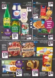 Gazetka promocyjna E Center - Angebote der Woche - Gazetka - ważna od 29.01 do 29.01.2022 - strona 11 - produkty: beutel, eis, essig, fisch, Fischspezialitäten, flammkuchen, flasche, frosta, geback, gewürz, gin, Goldstücke, gurke, gurken, kokos, kokosnuss, kräuter, Kräuter Essig, kuchen, Kühne, lamm, langnese, magnum, milch, miracel, miracel whip, nuss, Ofen, original wagner, pizza, schnitzel, schwein, schweine, Spezi, steinofen, steinofen pizza, Ti, wagner, wein, weine, wiener, Yo