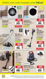 Gazetka promocyjna Lidl - Wochen-Highlights im Onlineshop - Gazetka - ważna od 16.10 do 16.10.2022 - strona 2 - produkty: akku, akku-handstaubsauger, angebot, angebote, aqua, aquastop, aust, auto, Behälter, bodenstaubsauger, eis, elle, handstaubsauger, möbel, ndk, reiniger, Reinigung, reis, rel, Schal, Schale, schlauch, staubsauger, telefon, teppich, Ti, Trockner, uhr, waschmaschine, waschtrockner