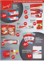 Gazetka promocyjna Vmarkt - Prospekte - Gazetka - ważna od 28.02 do 28.02.2024 - strona 14 - produkty: batterie, batterien, beutel, brot, butter, gefrierbeutel, kaffee, Schütze, Ti, tuc, tücher, Tüte, weck