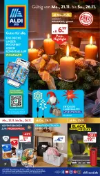 Gazetka promocyjna AldiSud - NÄCHSTE WOCHE - Gazetka - ważna od 26.11 do 26.11.2022 - strona 1 - produkty: Adventskranz, aldi, auto, bier, decke, eis, ente, gardenline®, Kranz, reis, Ti