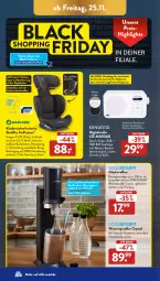 Gazetka promocyjna AldiSud - NÄCHSTE WOCHE - Gazetka - ważna od 26.11 do 26.11.2022 - strona 30 - produkty: aldi, batterie, edelstahl, eis, elle, ente, flasche, friday, glasflasche, glaskaraffe, Karaffe, Kinder, kopfstütze, lack, nuss, Radio, reis, rückenlehne, rwe, Soda, sodastream, Sprudel, spülmaschinen, Ti, wasser, wassersprudler, ZTE
