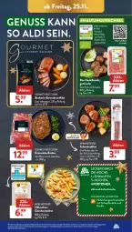 Gazetka promocyjna AldiSud - NÄCHSTE WOCHE - Gazetka - ważna od 26.11 do 26.11.2022 - strona 39 - produkty: aldi, alle artikel ohne dekoration, bio, Bio-Hackfleisch, braten, brustfilet, dekoration, eis, ente, Entenbrust, entrecôte, filet, fleisch, geschnetzeltes, gin, grill, gsw, hackfleisch, Hähnchengeschnetzeltes, küche, Küchen, Kürbis, nudel, nudeln, nuss, reis, rind, schwein, schweine, schweinefilet, Ti, wein, weine, Zelt, ZTE