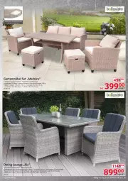 Gazetka promocyjna Selgros - Nonfood - Gazetka - ważna od 03.08 do 03.08.2022 - strona 29 - produkty: Bank, Brei, Garten, gartenmöbel, hocker, HP, kissen, latte, möbel, Mode, natur, Ria, sessel, sitzkissen, Ti, tisch, tischplatte