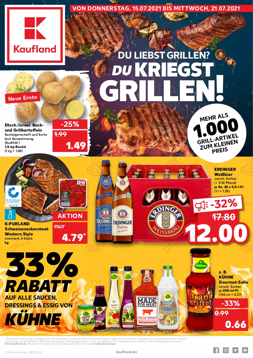 Aktueller Prospekt Kaufland - von 15.07 bis 21.07.2021 - strona 1