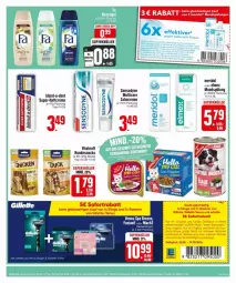 Gazetka promocyjna Edeka - Prospekte - Gazetka - ważna od 31.08 do 31.08.2024 - strona 25 - produkty: beutel, Brei, coupon, creme, deka, Duck, elmex, gillette, gillette venus, gin, hundesnack, hundesnacks, kraft, mac, mach3, meridol, mundspülung, rasierer, snack, snacks, sofortrabatt, spülung, Ti, venus, vita, vitakraft