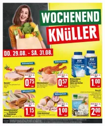 Gazetka promocyjna Edeka - Prospekte - Gazetka - ważna od 31.08 do 31.08.2024 - strona 26 - produkty: aufschnitt, bier, bierschinken, bio, bratwurst, burger, eis, fleisch, gin, Käse, kasseler, knacker, milch, natur, pute, regensburger, sahne, salz, schinken, schlagrahm, Ti, weihenstephan, wurst