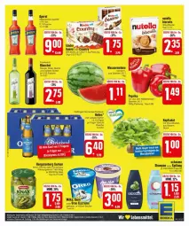 Gazetka promocyjna Edeka - Prospekte - Gazetka - ważna od 31.08 do 31.08.2024 - strona 27 - produkty: aperitif, auer, ball, Bau, Bauer, Becher, beutel, creme, eis, eiscreme, flasche, gurke, gurken, hengstenberg, Hengstenberg Gurken, Kinder, kopfsalat, melone, merl, merlot, nutella, oettinger, oreo, paprika, reis, rouge, salat, schauma, schauma shampoo, shampoo, shampoo oder spülung, spülung, Ti, wasser, wassermelone