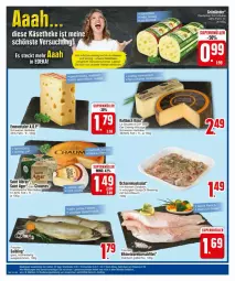 Gazetka promocyjna Edeka - Prospekte - Gazetka - ważna od 31.08 do 31.08.2024 - strona 8 - produkty: brot, chaumes, dressing, emmentaler, ente, essig, filet, hartkäse, Käse, käsetheke, LG, nuss, Ria, Saibling, Saint Agur, salat, schnittlauch, schweizer hartkäse, Ti, tisch, weichkäse, zwiebel, zwiebeln