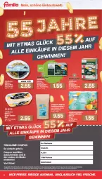 Gazetka promocyjna Famila - Prospekte - Gazetka - ważna od 05.03 do 05.03.2022 - strona 2 - produkty: bio, bruno gelato, coupon, eis, Jubiläums, jumbo, kaffee, küche, Küchen, küchenrolle, LG, olive, oliven, reis, Schal, Schale, tee, Ti