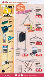 Gazetka promocyjna Famila - Prospekte - Gazetka - ważna od 05.03 do 05.03.2022 - strona 30 - produkty: backofen, bügel, bügeltisch, bürste, edelstahl, Garderobe, Holz, Klammern, kleid, kleider, kleiderbügel, lamm, Ofen, Ti, tisch, Trockner, WC-Bürste