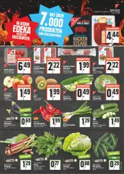 Gazetka promocyjna E Center - Angebote der Woche - Gazetka - ważna od 11.06 do 11.06.2022 - strona 3 - produkty: aubergine, auberginen, bio, discount, eis, eisbergsalat, gin, gulasch, gurke, gurken, kräuter, Lauchzwiebel, lauchzwiebeln, paprika, reis, rhabarber, rind, rinder, salat, Salatgurke, salatgurken, Schal, Schale, schinken, spitzkohl, Spitzpaprika, steak, steaks, würfel, zwiebel, zwiebeln