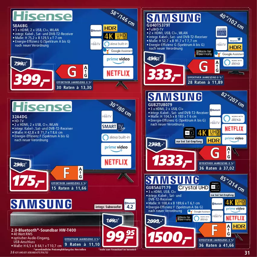 Aktueller Prospekt Real - Real Handzettel - von 31.01 bis 05.02.2022 - strona 31 - produkty: dvb, DVB-T, eis, elle, ente, HDMI, Receiver, reis, rum, soundbar, Spektrum, Subwoofer, teller, Ti, tisch, usb