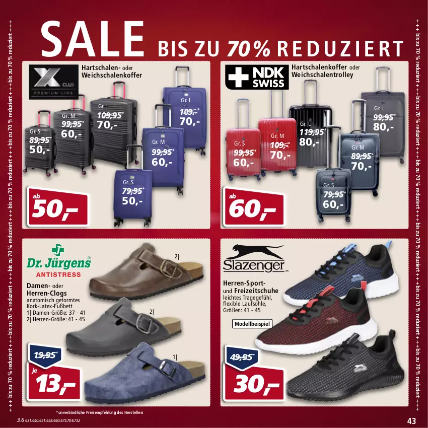 Aktueller Prospekt Real - Real Handzettel - von 31.01 bis 05.02.2022 - strona 43 - produkty: bett, Clogs, dell, eis, elle, Freizeitschuhe, Hartschalenkoffer, koffer, Mode, reis, Schal, Schale, schuhe, Sport, teller, trolley