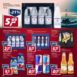 Gazetka promocyjna Real - Real Handzettel - Gazetka - ważna od 05.02 do 05.02.2022 - strona 18 - produkty: Alwa, drink, eis, eistee, flasche, Forstetal, gerolsteine, gerolsteiner, mineralwasser, natur, pfanne, Pfanner, red bull, reis, rel, schweppes, Sprudel, steiner, tee, Ti, valensina, wasser