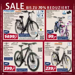 Gazetka promocyjna Real - Real Handzettel - Gazetka - ważna od 05.02 do 05.02.2022 - strona 44 - produkty: akku, Bau, drehgriffschalter, eis, Elektro, elle, ente, Fahrrad, gabel, Kinder, Kinderfahrrad, Mountainbike, preis für vormontierte räder, reis, rücktrittbremse, rwe, Schal, shimano, shimano drehgriffschalter, teller, Ti, usb