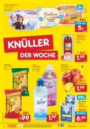 Gazetka promocyjna Netto Marken-Discount - Filial-Angebote - Gazetka - ważna od 25.06 do 25.06.2022 - strona 2 - produkty: batterie, batterien, bier, bierschinken, cremissimo, eis, fleisch, jagdwurst, langnese, langnese cremissimo, lenor, lenor weichspüler, ndk, Nektar, nektarinen, pom-bär, reis, Schal, Schale, schinken, sim, Ti, versandkostenfrei, weichspüler, wurst