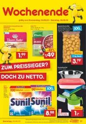 Gazetka promocyjna Netto Marken-Discount - Filial-Angebote - Gazetka - ważna od 25.06 do 25.06.2022 - strona 27 - produkty: angebot, bestpreis, butter, eis, elle, Frühkartoffeln, kartoffel, kartoffeln, Kinder, kinder country, knorr, knorr fix, lindt, milch, reis, sac, speisefrühkartoffeln, Streichzart, sunil, teller, Ti, waschmittel, ZTE