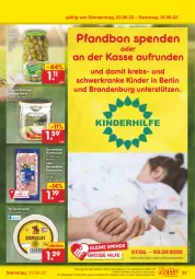 Gazetka promocyjna Netto Marken-Discount - Filial-Angebote - Gazetka - ważna od 25.06 do 25.06.2022 - strona 33 - produkty: angebot, beere, beeren, bestpreis, eier, eiersalat, eis, fleisch, gewürz, Gewürzgurke, gewürzgurken, gin, gurke, gurken, Kinder, Krebs, leine, mit gemüse, original thüringer, reis, ring, salat, spreewälder, Stachelbeeren, Ti, wurst, ZTE, zucker