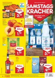 Gazetka promocyjna Netto Marken-Discount - Filial-Angebote - Gazetka - ważna od 25.06 do 25.06.2022 - strona 40 - produkty: Alwa, angebot, angebote, aperol, barbecue, bestpreis, bohne, bohnen, chili, dallmayr, discount, eis, fleisch, Holz, kaffee, kaffeebohnen, Käse, käsescheiben, kerrygold, kracher, kräuter, marinade, marken-discount, mineralwasser, minutensteaks, natur, ndk, pfirsich, pfirsiche, reis, rel, Schal, Schale, Spreequell, steak, steaks, Ti, versandkostenfrei, wasser, ZTE