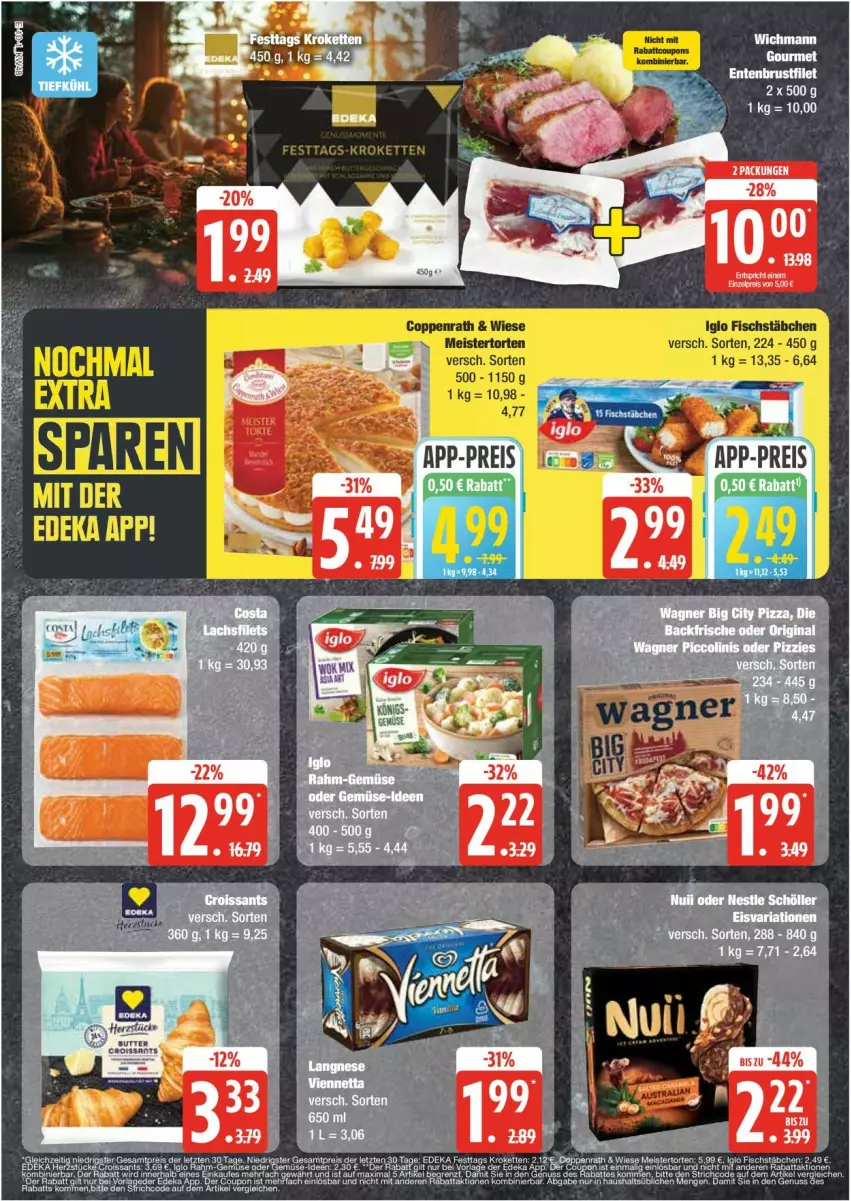 Aktueller Prospekt Edeka - Prospekte - von 25.11 bis 30.11.2024 - strona 10 - produkty: eier, Kette, Kroketten, Ti