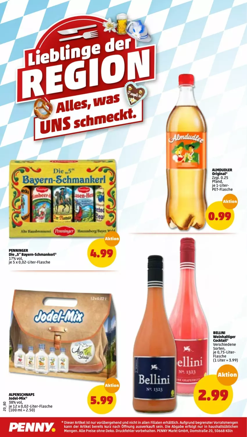 Aktueller Prospekt Penny - Prospekte - von 07.02 bis 12.02.2022 - strona 20 - produkty: almdudler, cocktail, eis, flasche, gin, LG, pet-flasche, reis, Ti, wein, ZTE