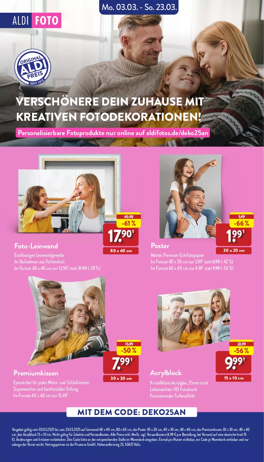 Aktueller Prospekt Aldi Nord - Von Montag - von 17.03 bis 22.03.2025 - strona 45 - produkty: aldi, angebot, dekoration, eis, elle, Holz, kissen, korb, LG, ndk, papier, Persona, reis, ring, rwe, schlafzimmer, Ti, tiefpreis