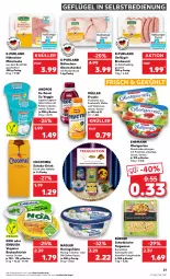 Gazetka promocyjna Kaufland - Gazetka - ważna od 20.07 do 20.07.2022 - strona 21 - produkty: angebot, angebote, aufstrich, Becher, beutel, bratwurst, brot, brotaufstrich, brustfilet, drink, ehrmann, eier, eierspätzle, exquisa, filet, filets, frucht, früchte, früchten, fruchtsaft, Garten, Geflügel, gewürz, henkel, hering, Herings, heringsfilets, joghur, joghurt, kartoffel, kokos, kokosnuss, Müller, nadler, nudel, nudeln, nuss, obst, obstgarten, purland, quark, Ria, ring, rwe, saft, sahne, sauce, schenkel, schnitten, schoko, steak, steaks, teigwaren, Ti, veggie, vita, Vitamine, weck, wurst