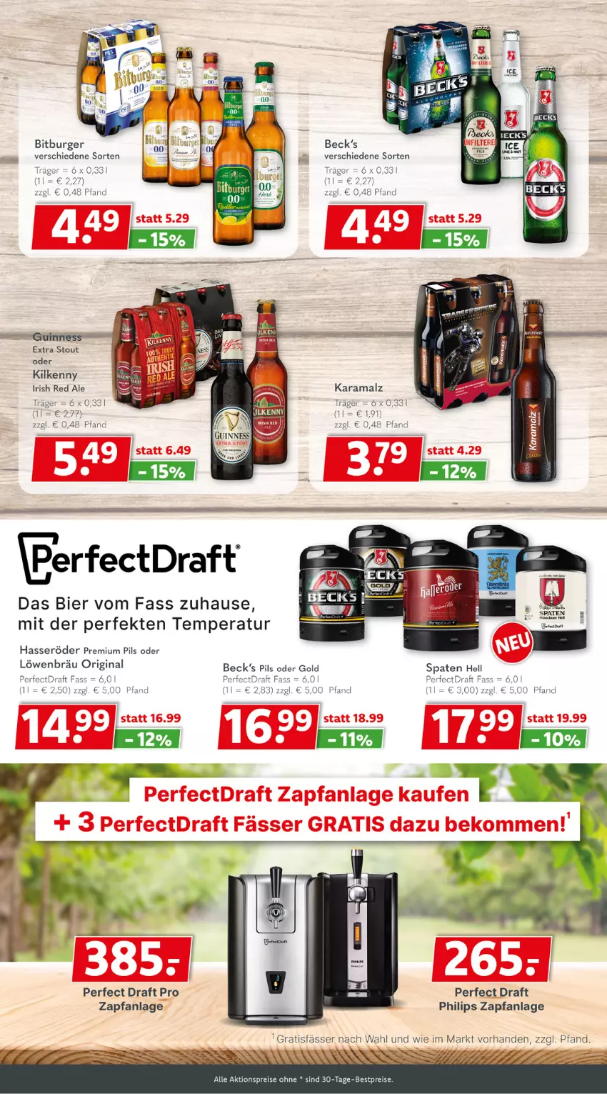 Aktueller Prospekt Getraenkeland - von 30.05 bis 10.06.2023 - strona 4 - produkty: aktionspreis, bestpreis, bestpreise, bier, bitburger, burger, eis, hasseröder, karamalz, Kilkenny, malz, Philips, pils, premium pils, rama, reis, Spaten, Ti