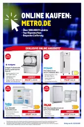 Gazetka promocyjna Metro - Online: Wochen-Angebote - Gazetka - ważna od 22.06 do 22.06.2025 - strona 1 - produkty: angebot, angebote, aqua, auto, Bau, Behälter, beko, edelstahl, eis, elle, erde, gefrierfach, geschirr, kühlschrank, kühlschrank mit, LG, Metro, ndk, Rauch, reis, Ria, rwe, Schrank, Ti, tisch, türanschlag wechselbar