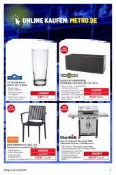 Gazetka promocyjna Metro - Online: Wochen-Angebote - Gazetka - ważna od 22.06 do 22.06.2025 - strona 2 - produkty: angebot, Becher, char-broil, edelstahl, gasgrill, grill, grillrost, LG, Metro, Rauch, ring, saft, sessel, siena, spülmaschinen, stapelsessel, Ti, van well, wasser