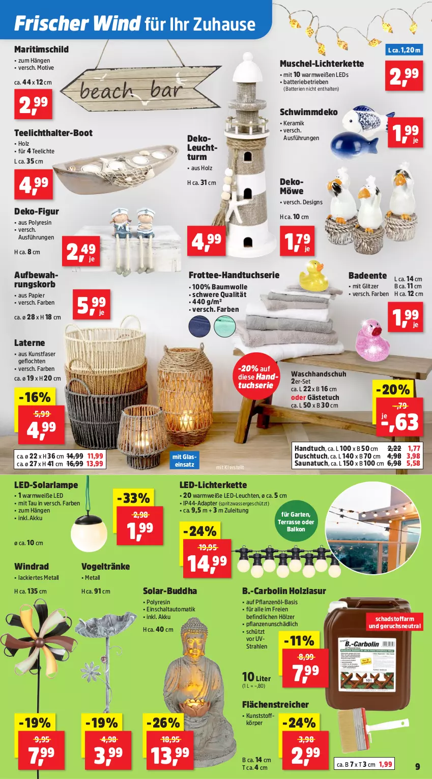 Aktueller Prospekt Thomas Philipps - von 20.04 bis 25.04.2026 - strona 17 - produkty: adapter, akku, arla, auto, Bad, batterie, batterien, Bau, baumwolle, Buddha, duschtuch, ente, Garten, gästetuch, handtuch, Handtuchserie, Holz, holzlasur, Kette, korb, lack, Lampe, laterne, LED-Leuchte, led-licht, leds, Leuchte, leuchten, lichterkette, papier, pflanze, pflanzen, Pflanzenöl, Saunatuch, Schal, solarlampe, tee, Teelicht, teelichte, teelichthalter, Ti, tuc, waschhandschuh, wasser, wolle