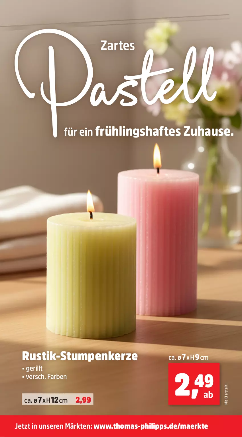Aktueller Prospekt Thomas Philipps - von 20.04 bis 25.04.2026 - strona 18 - produkty: kerze, Ti